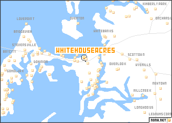 map of White House Acres