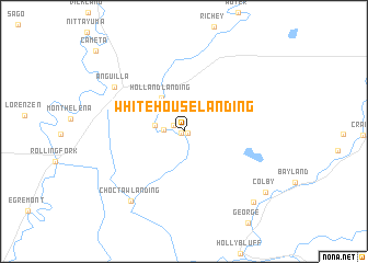 map of White House Landing