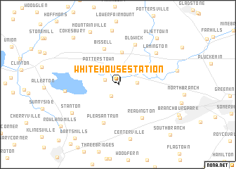 map of White House Station