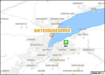 map of Whitehouse Upper