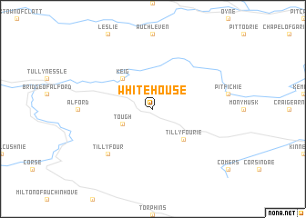 map of Whitehouse