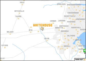 map of Whitehouse