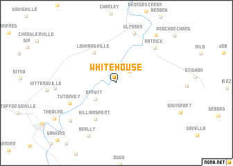 map of Whitehouse