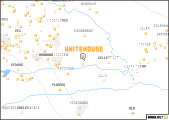 map of Whitehouse