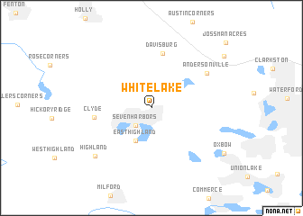 map of White Lake