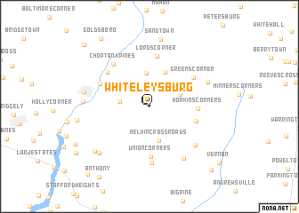 map of Whiteleysburg