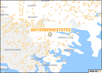 map of Whitemarsh Estates