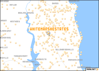 map of White Marsh Estates