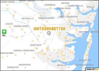 map of White Oak Bottom