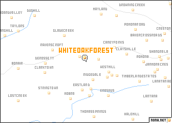 map of White Oak Forest