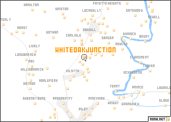 map of White Oak Junction