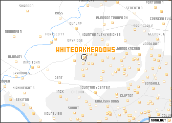 map of White Oak Meadows