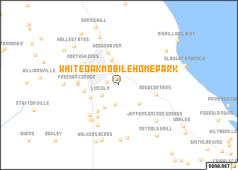 map of White Oak Mobile Home Park