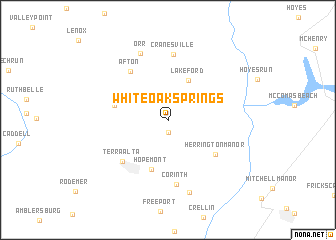 map of White Oak Springs