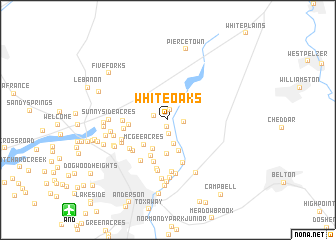 map of White Oaks