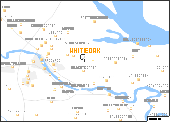 map of White Oak