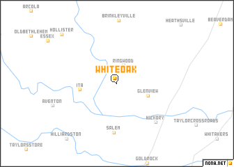 map of White Oak