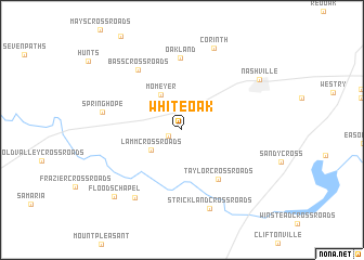 map of White Oak