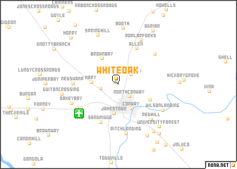 map of White Oak