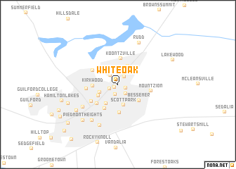 map of White Oak