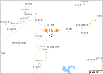 map of White Oak