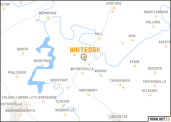 map of White Oak