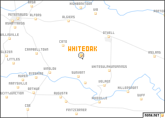 map of Whiteoak