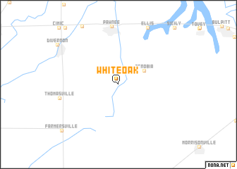 map of White Oak