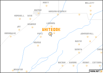 map of White Oak