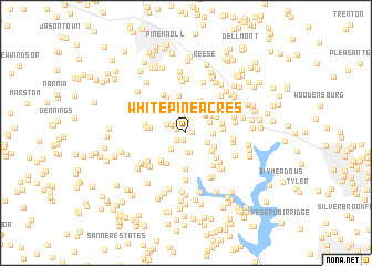 map of White Pine Acres