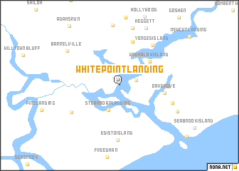 map of White Point Landing