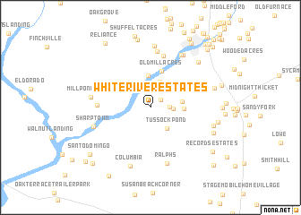 map of White River Estates