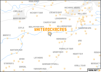 map of White Rock Acres