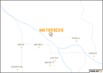 map of Whiterocks