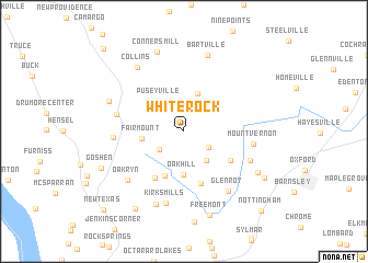 map of White Rock