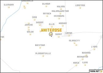 map of White Rose