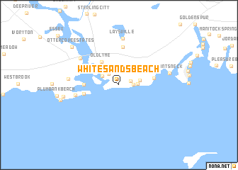 map of White Sands Beach