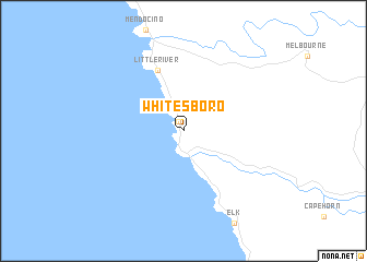 map of Whitesboro