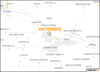 map of Whitesboro