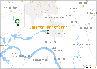 map of Whitesburg Estates