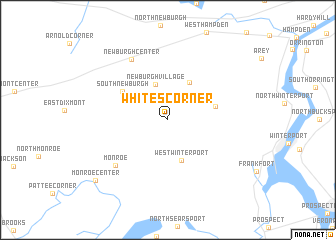 map of Whites Corner