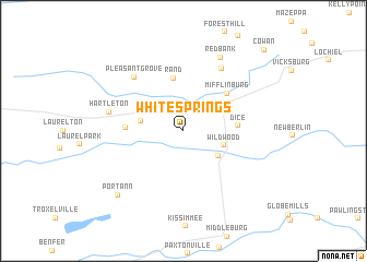 map of White Springs