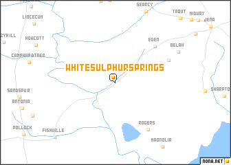 map of White Sulphur Springs