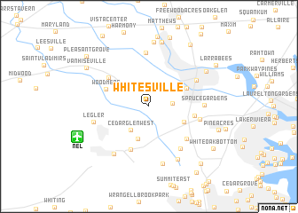 map of Whitesville