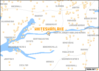 map of White Swan Lake