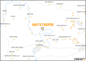 map of Whitethorne