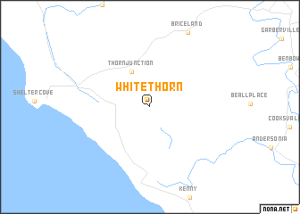 map of Whitethorn