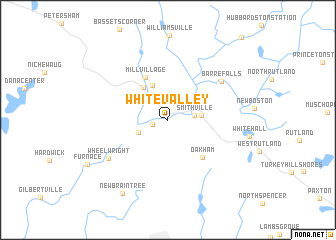 map of White Valley