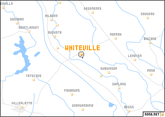 map of Whiteville