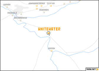 map of Whitewater